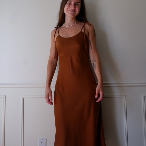 A Bronze Age Open Back “Heartbreak” Slip Dress - Picture 5 of 8